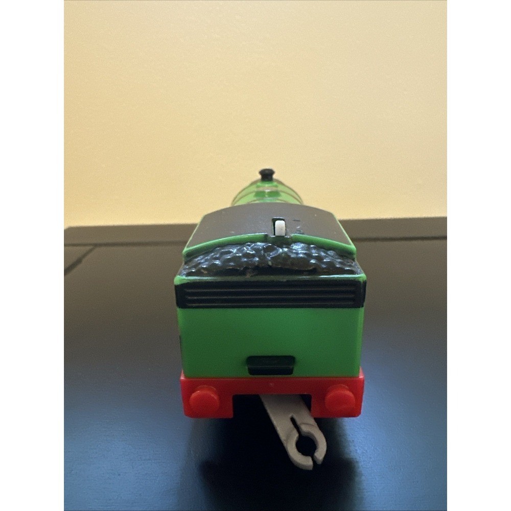 Vintage TOMY Thomas Train Trackmaster PERCY 1994 Green #6 Working Engine Only - Picture 3 of 8